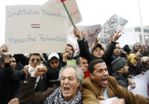 Protestas en Marruecos