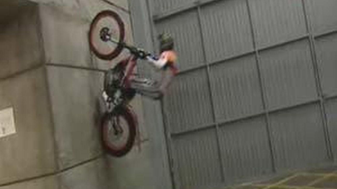 Con el campeón del mundo de trial