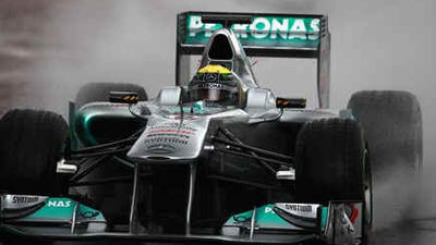 GP Brasil: Rosberg domina los libres bajo la lluvia