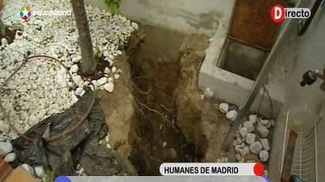 Un socavón en Humanes