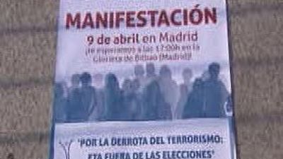 Casi cuarenta asociaciones y colectivos se suman a la manifestación de la AVT en Madrid