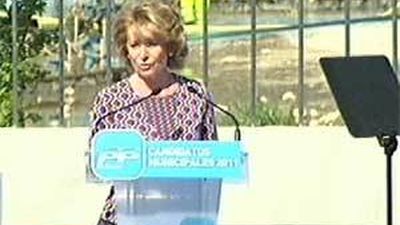 Aguirre: España "necesita un cambio y ese cambio empieza el 22 de mayo"