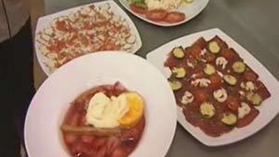 Varias recetas de carpaccio