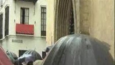 Las procesiones pasadas por agua en Sevilla