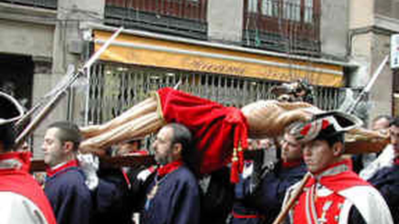 El Cristo de los Alabarderos, una de las procesiones más famosas de la Semana Santa madrileña