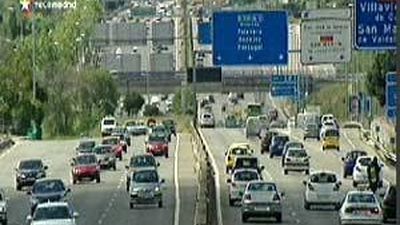 Cada kilómetro de la red madrileña de carreteras registró 8.075 vehículos al día