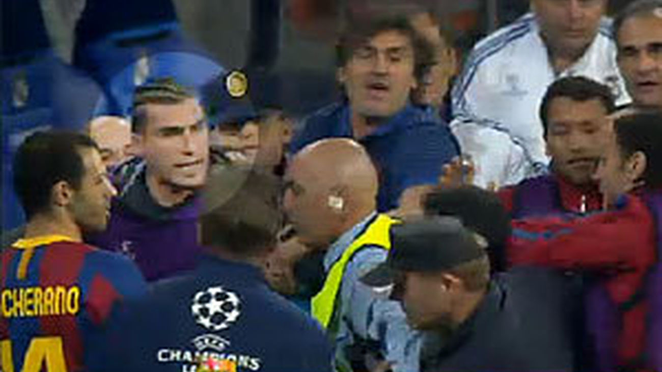 Pinto expulsado en el Bernabéu