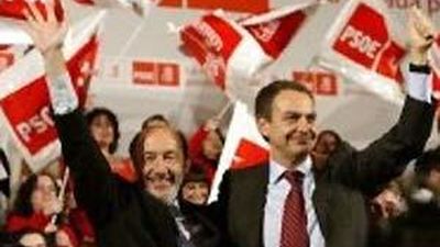 Zapatero participará en diez mítines frente a los 14  de Rubalcaba y los 13 de Chacón