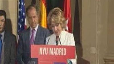 Aguirre ofrece el Palacio del Marqués de Salamanca como sede de un campus de la New York University