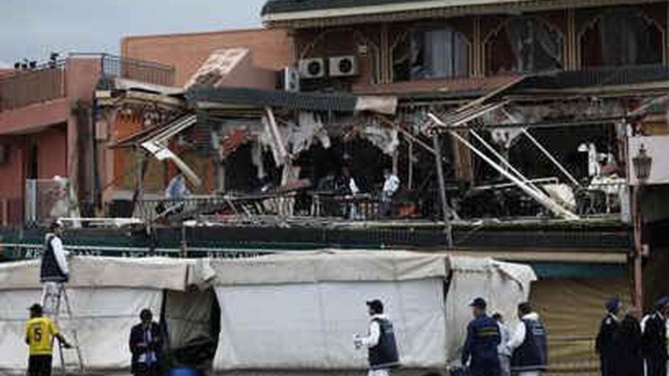 La bomba de Marrakech fue accionada por control remoto