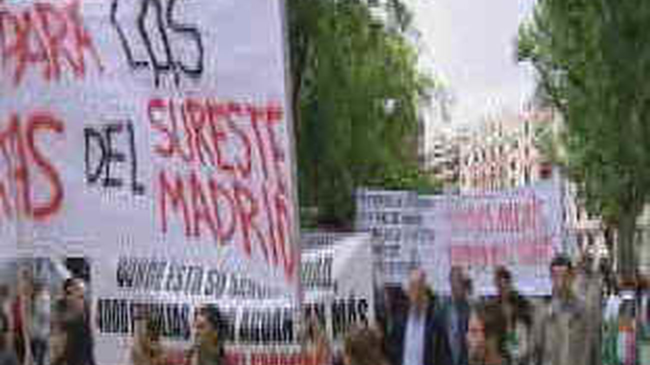 Manifestación de los cooperativistas del Desarrollo Sureste de Madrid