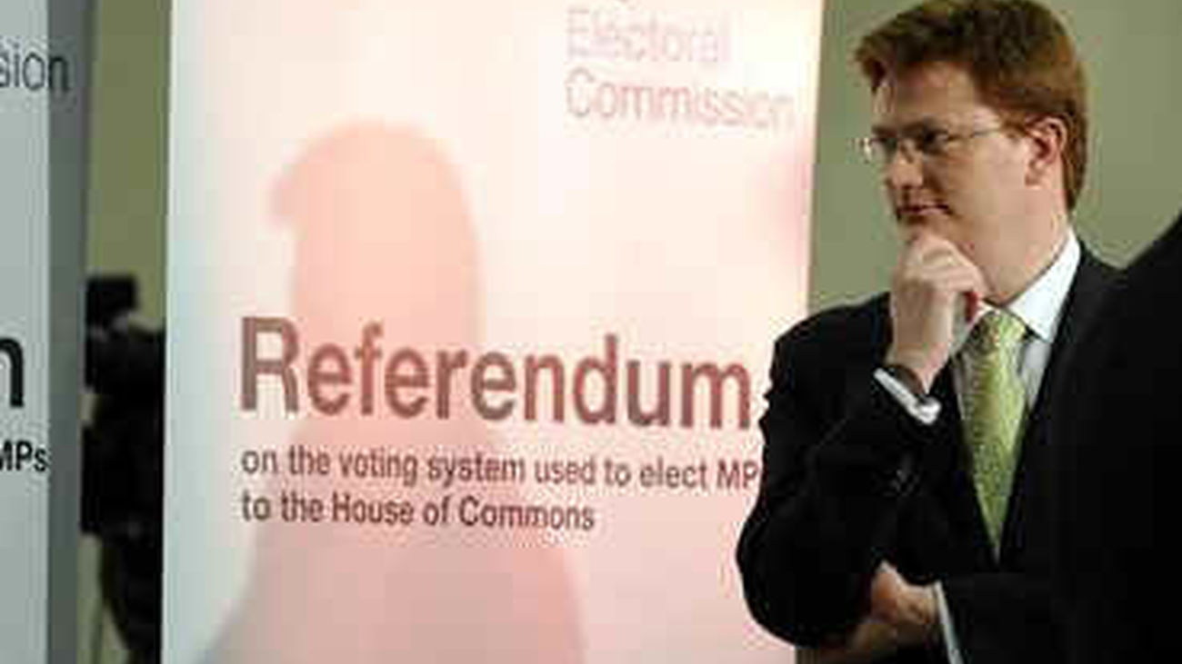 El 68% de los británicos rechaza la reforma del sistema de voto