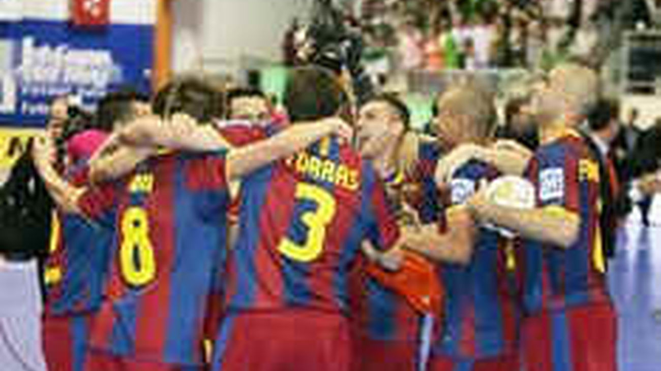 El  Barcelona  se proclamó campeón de la Copa del Rey de fútbol sala