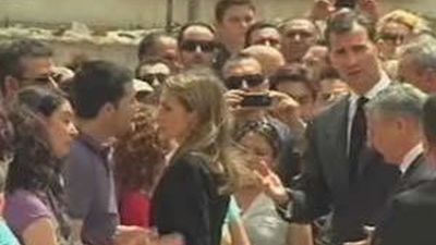 Emoción y dolor en el funeral por las víctimas de Lorca presidido por los Príncipes de Asturias