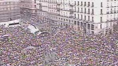 Los "indignados" de 'Democracia Real Ya' vuelven a tomar la Puerta del Sol