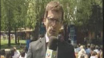 Rajoy ataca en Navarra a UPN, corresponsable de  la crisis económica por apoyar las políticas del PSOE