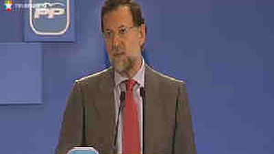 Rajoy: "En democracia se quita a los malos Gobiernos con el voto valiente"