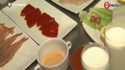 Receta de pimientos rellenos de bacalao y gambas