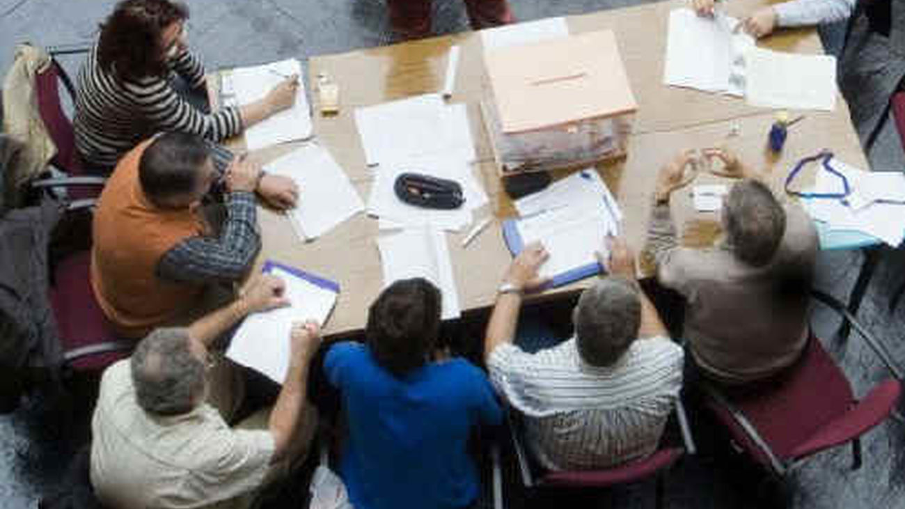 Los miembros de las mesas electorales cobrarán 62,61 euros