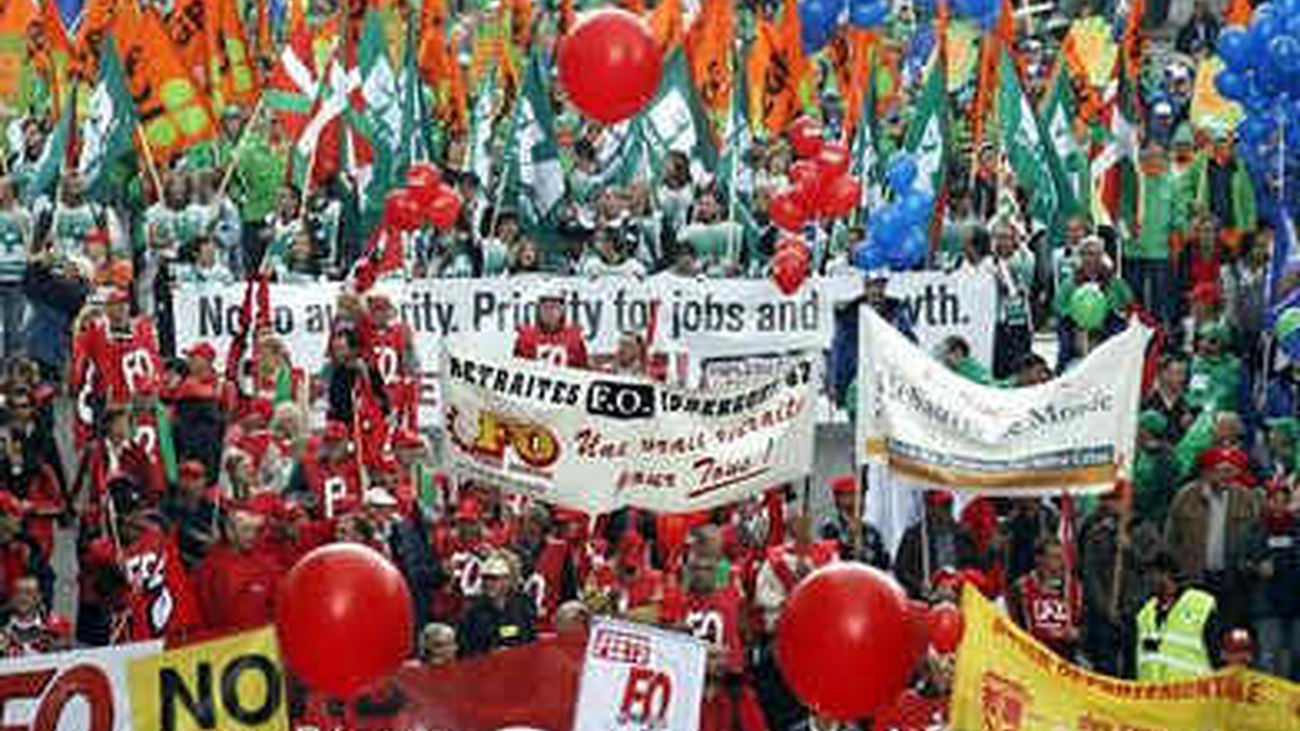 El sindicalismo europeo protestará el 21 de junio contra los recortes
