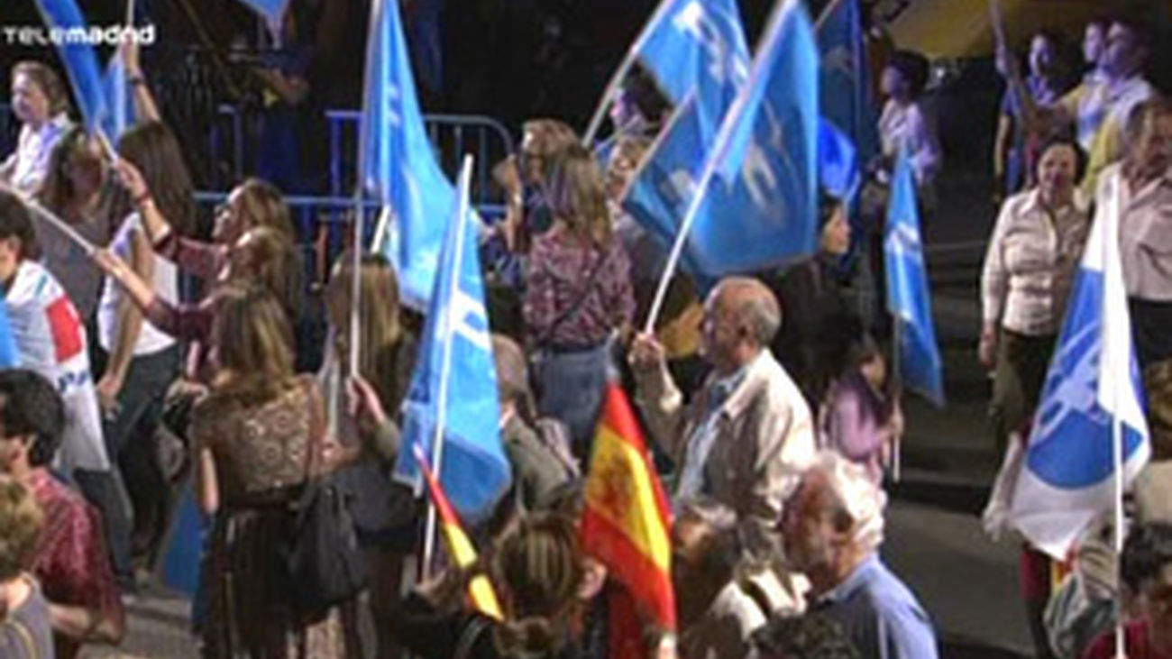 Primeras celebraciones en la sede de Génova