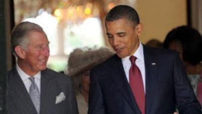 Isabel II y su esposo reciben a Obama y Michelle en el palacio de Buckingham