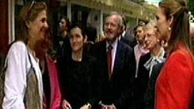 Dos infantas en la Feria del Libro