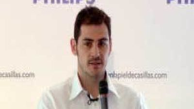 Casillas: "La marcha de Valdano es una pena"