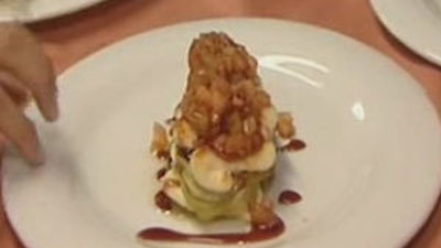 Receta de milhojas de berenjena