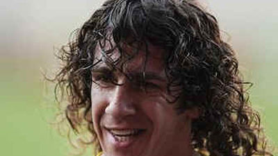 Puyol, seis semanas de baja, no jugará la final de Copa del Rey y la Eurocopa