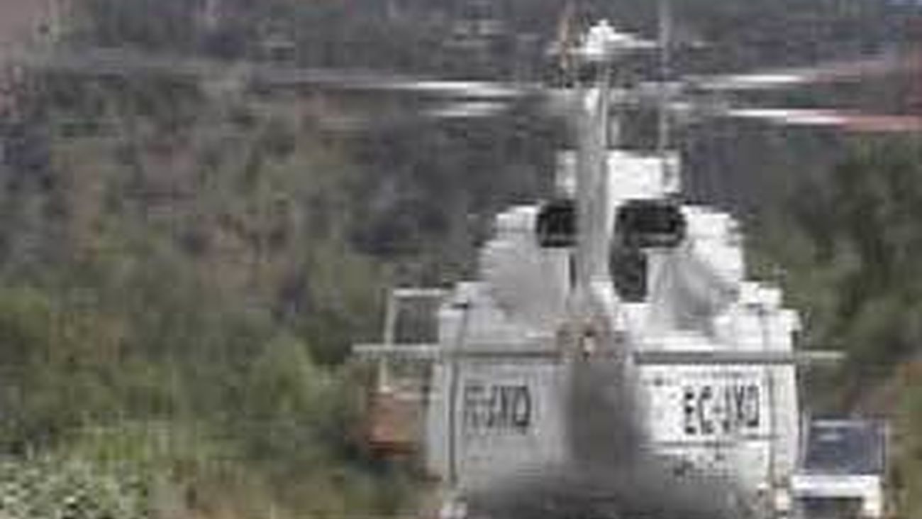 Un helicóptero se precipita en una cresta del burgalés Valle de Mena