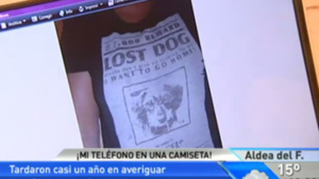 ¡Mi teléfono en una camiseta!