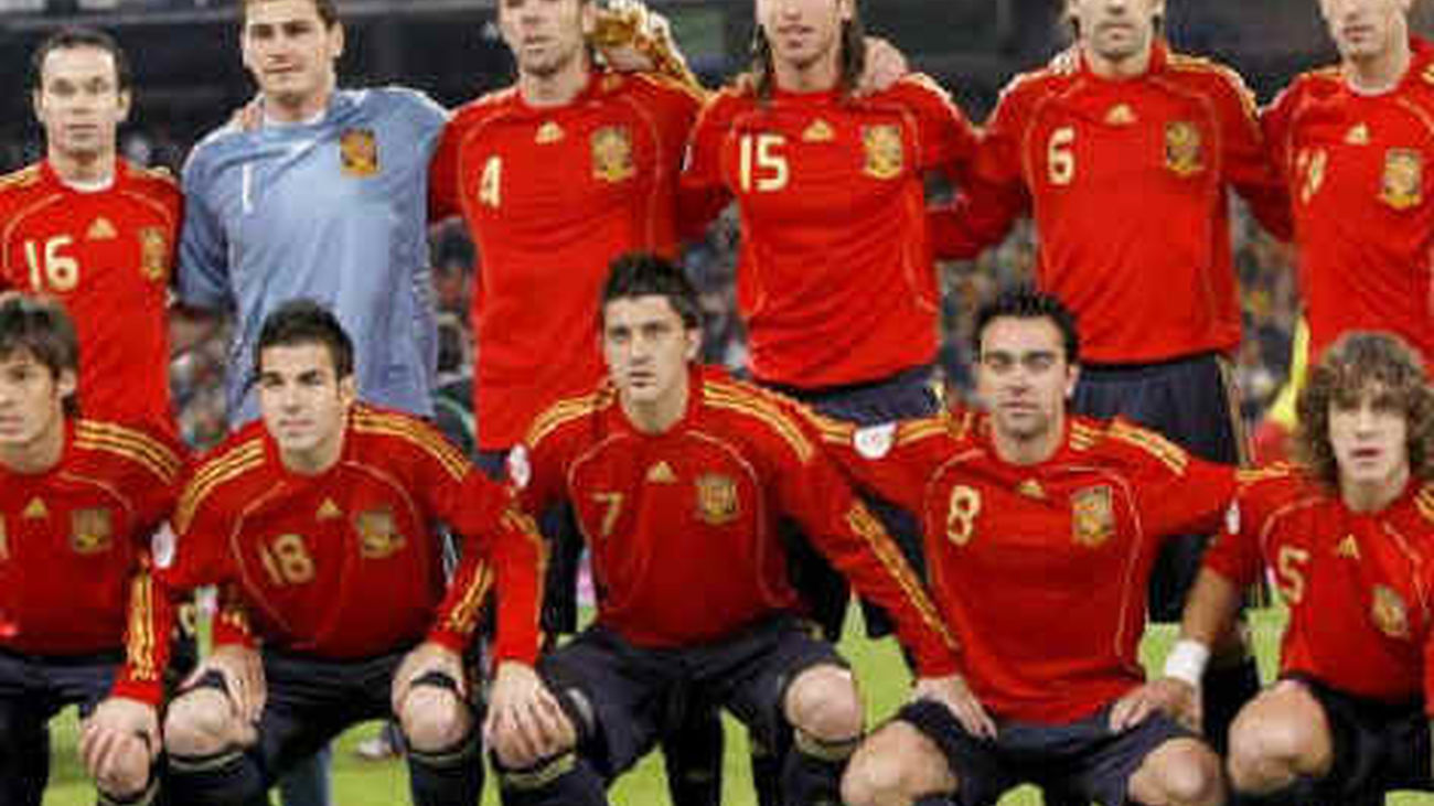 España lidera la clasificación de selecciones nacionales de UEFA