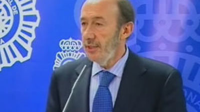 Rubalcaba aboga por la "firmeza" ante la violencia y la "prudencia" ante los pacíficos
