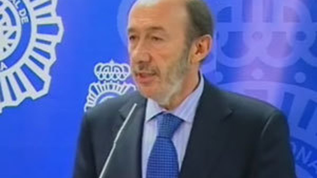 Rubalcaba aboga por la "firmeza" ante la violencia y la "prudencia" ante los pacíficos