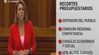 Cospedal eliminará el 60% de los altos cargos de la Junta de Castilla La Mancha