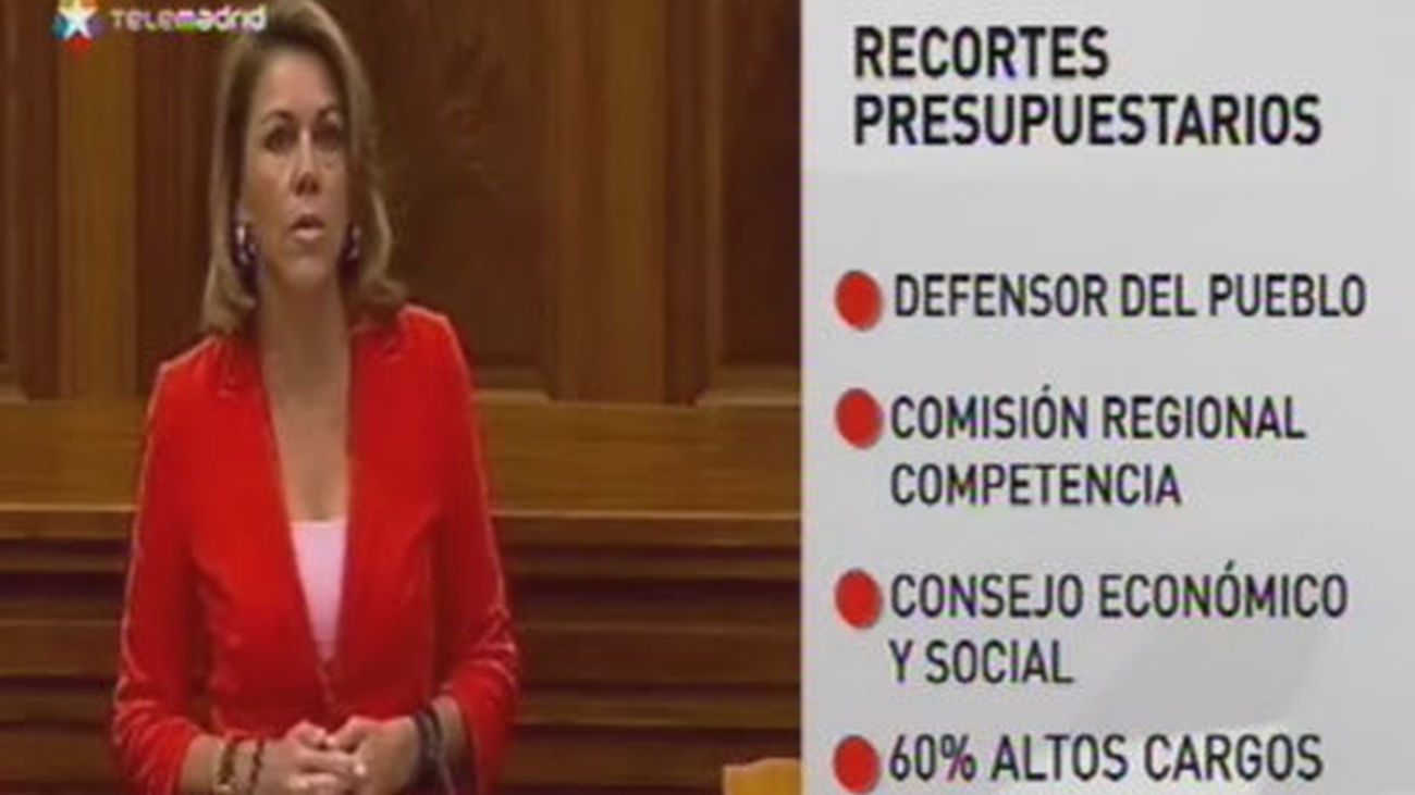 Cospedal eliminará el 60% de los altos cargos de la Junta de Castilla La Mancha