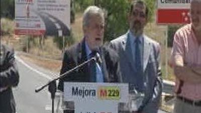 La Comunidad reabre al tráfico la M-229 entre Valdilecha y Orusco