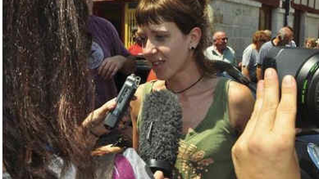 Aurore Martin reaparece en una manifestación tras la detención frustrada en Bayona