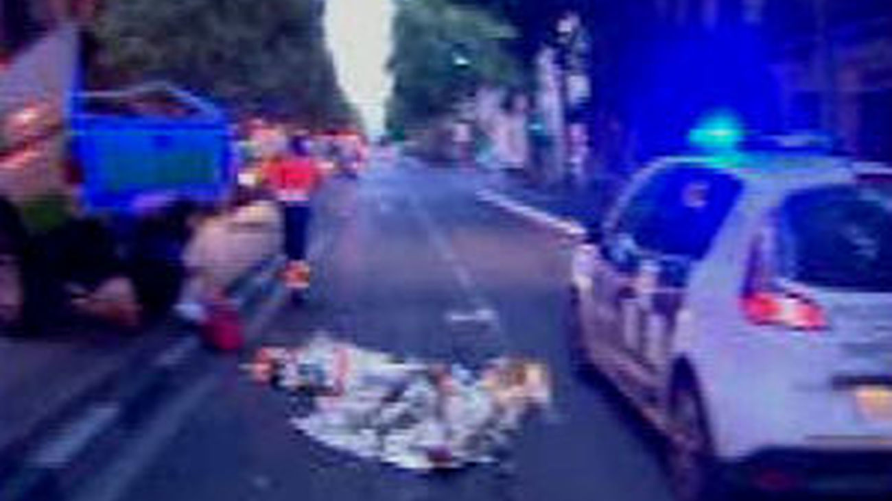 Muere el conductor de un coche de limpieza al chocar con un taxi en Madrid