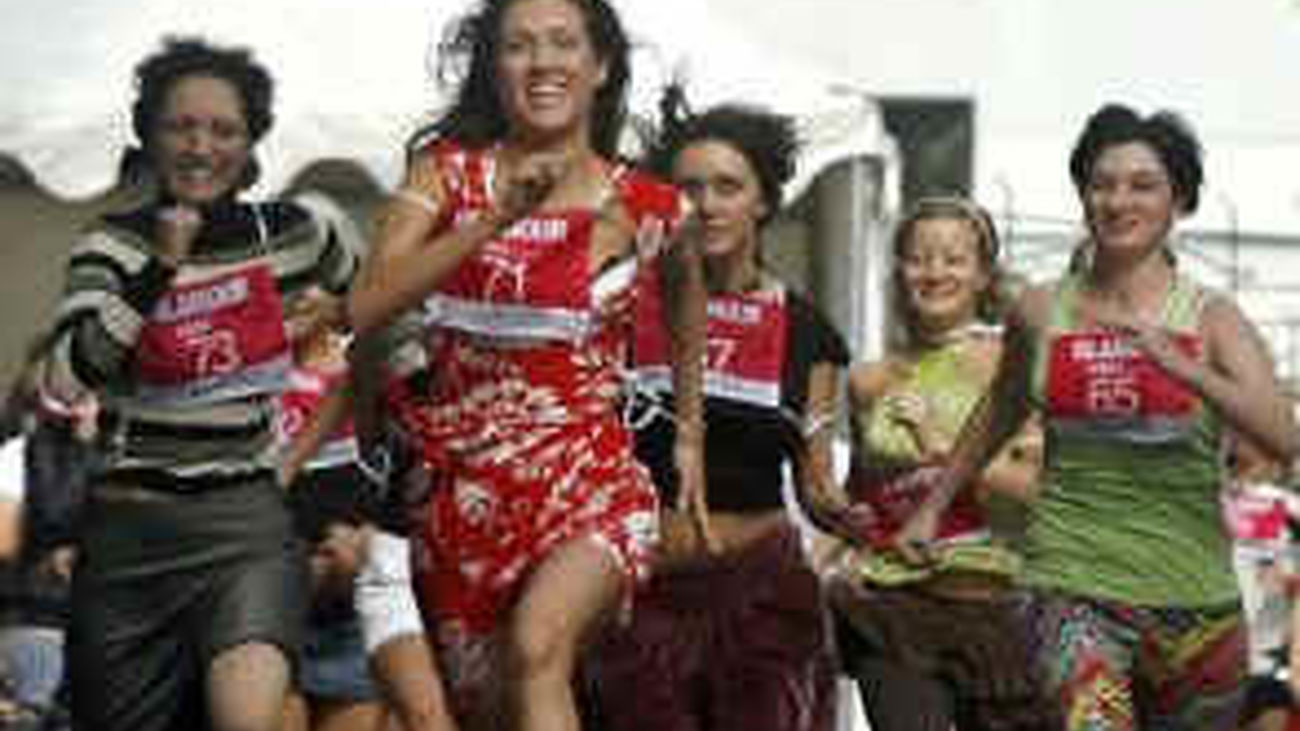 Hoy en las fiestas del Orgullo Gay , carrera de tacones