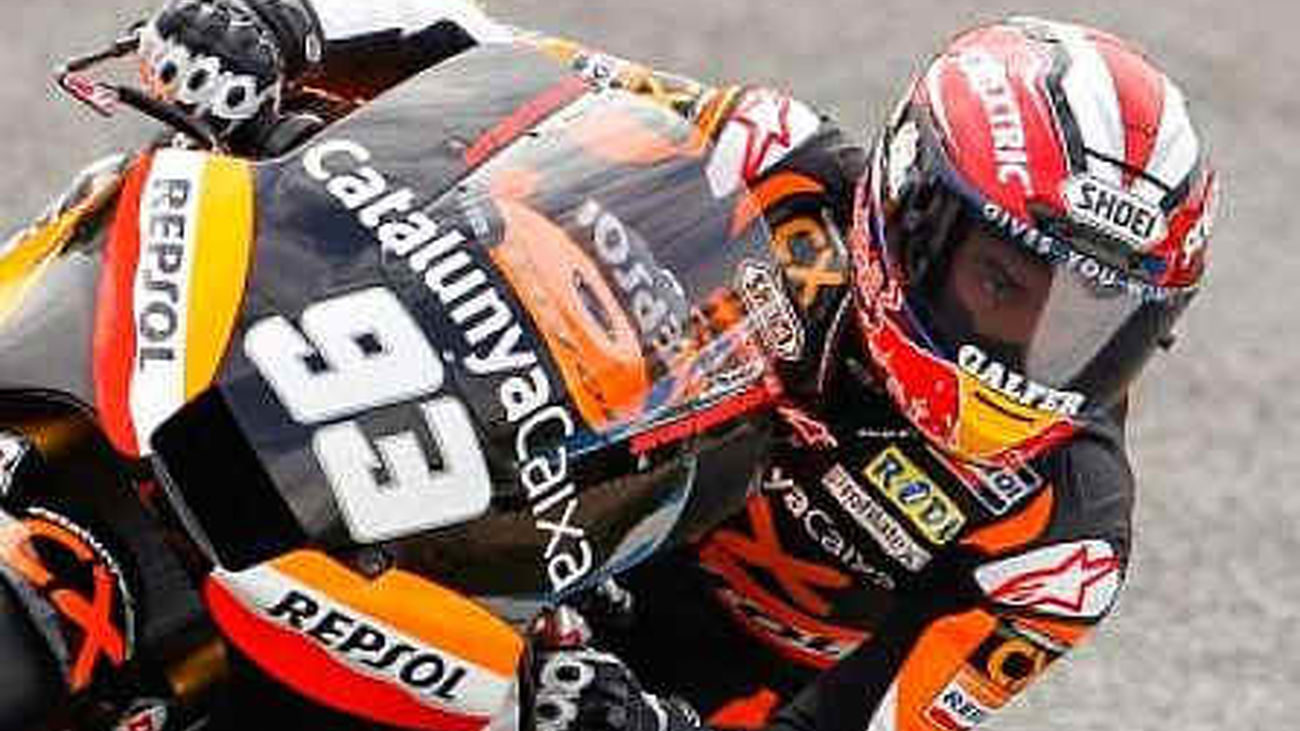 Marc Márquez también marca el ritmo en Moto2