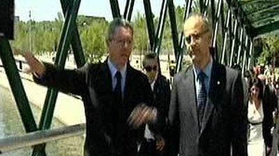 El puente en 'Y' sobre el Manzanares pasa a llamarse del Principado de Andorra