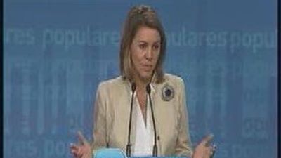 Cospedal: "Sería casi delictivo que Rubalcaba tenga  la solución contra el paro y no la haya aplicado aún"