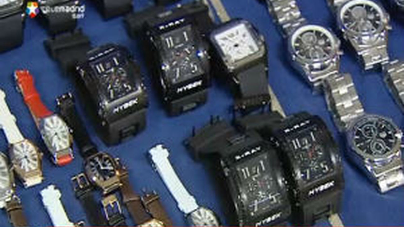 Detenidas  en Madrid 15 personas por importar y distribuir relojes falsos de marca
