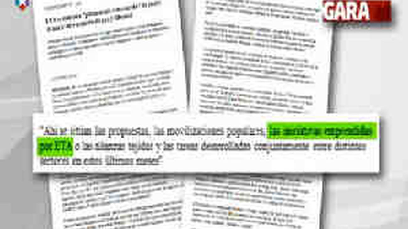 ETA hace suya la victoria de Bildu en las elecciones de mayo