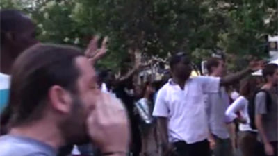 Los episodios de violencia contra la Policía en Lavapiés podrían estar organizados