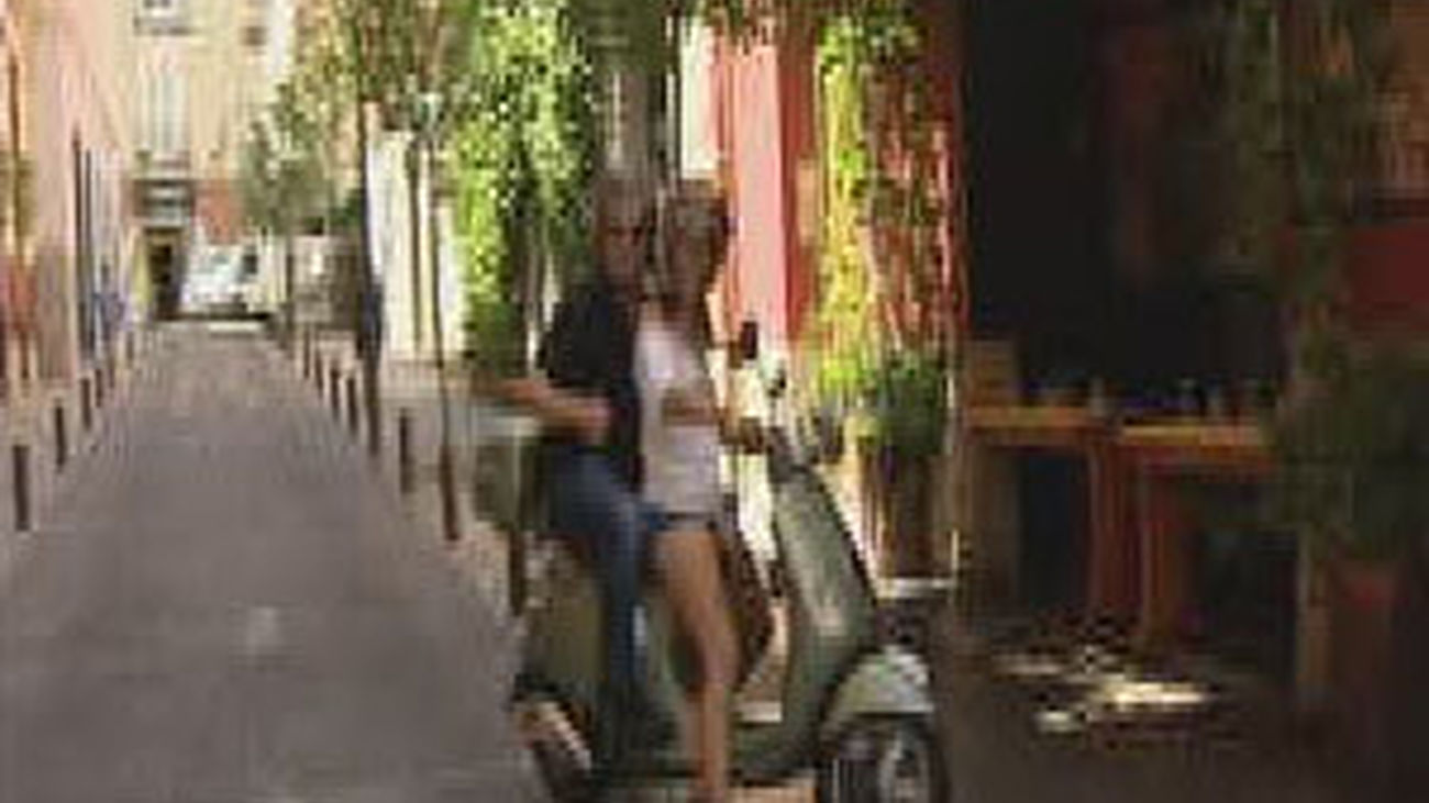 Con Vespas y a lo loco