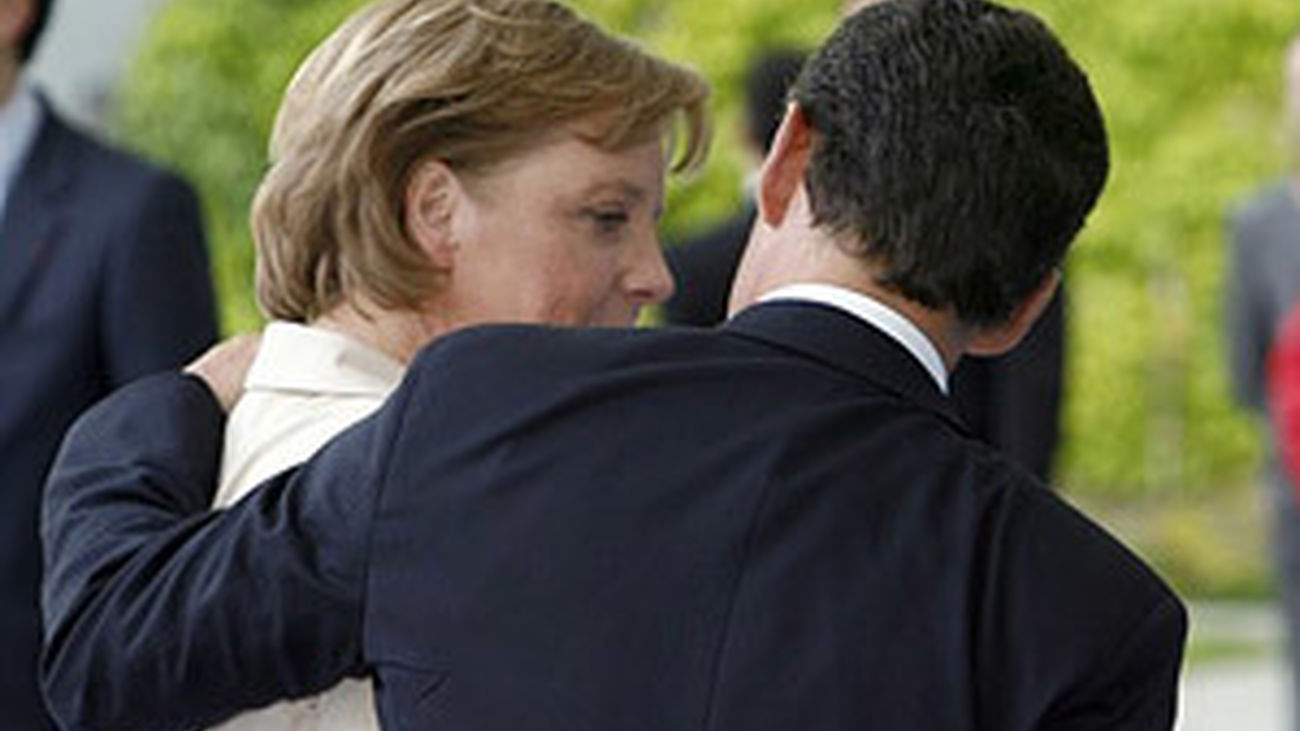 Angela Merkel Y Nicolas Sarkozy