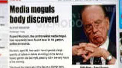 Los "hackers" de LulzSec atacan el diario "The Sun" de Murdoch